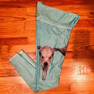 Teeki Teal Deer Medicine Hot Pants